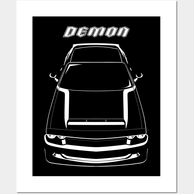 Dodge Challenger SRT Demon Wall Art by V8social